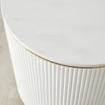 Milan White Side Table - Image 5