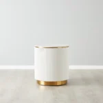 Milan White Side Table