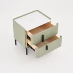 Modern Nightstand with Drawers - Image 2