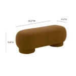 Nancy Upholstered Ottoman - Image 7