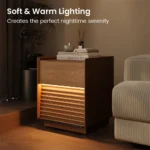 Neo LED Bedside Nightstand - Image 8