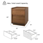 Neo LED Bedside Nightstand - Image 10