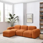 Modular Sectional Sofa with Loop Yarn Fabric - Image 2