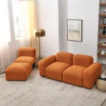 Modular Sectional Sofa with Loop Yarn Fabric - Image 3
