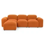 Modular Sectional Sofa with Loop Yarn Fabric - Image 4