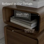 Nova Sleek Nightstand - Image 12