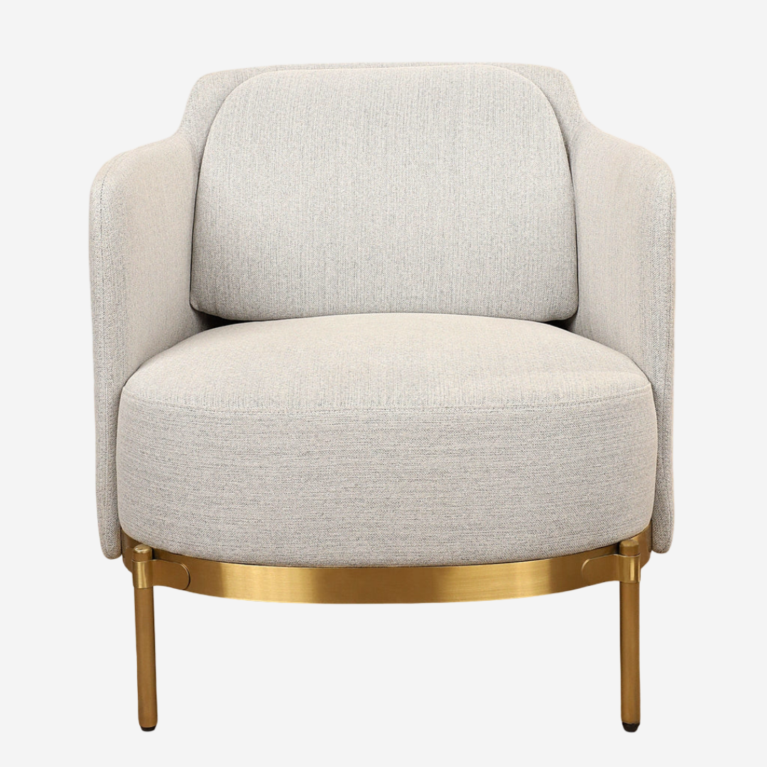 Pacha-Boucle-Armchair-2.png Chrome Gold Bouclé Accent Chair - Image 1