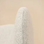 Chrome Gold Bouclé Lounge Chair - Image 5