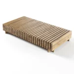 Miami Patio Wood 9 Piece Sofa Set - Image 10