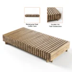 Miami Patio Wood 9 Piece Sofa Set - Image 16