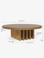 Pentwater Round Coffee Table - Image 14
