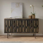 Radio Solid Wood TV Stand