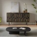 Radio Solid Wood TV Stand - Image 6