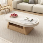 Scandinavian Style Oval Coffee Table - Image 2