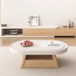 Scandinavian Style Oval Coffee Table - Image 5