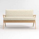 Cavett Ash Wood Loveseat