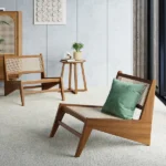 Japandi Rattan Accent Chair - Image 5