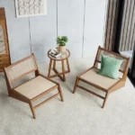 Japandi Rattan Accent Chair - Image 6