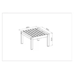 Fresh + Airy Outdoor Slatted Wood Set - Image 7