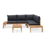 Fresh + Airy Outdoor Slatted Wood Set - Image 5
