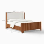 The Marlowe Vintage Flute Bed - Image 10