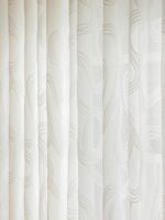Elegant White Jacquard Net Sheer Curtains with Wavy Design – Complete Installation Set, Starting at 99 AEDsqm - Image 2