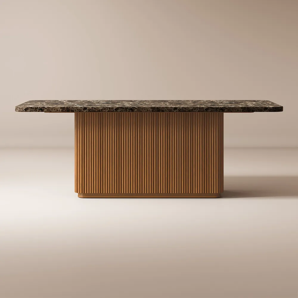 Valente-Marble-Dining-Table-1.webp Valente Marble Dining Table - Image 1