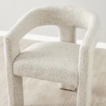 Verona Charcoal Velvet Dining Chair - Image 5