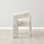 Verona Charcoal Velvet Dining Chair - Image 3