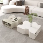 Puzzle-Shaped Modular Coffee Table - Image 3
