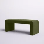 Modern Upholstered Velvet Bench - Image 2