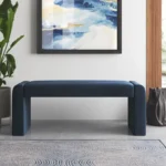 Modern Upholstered Velvet Bench - Image 18