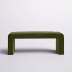 Modern Upholstered Velvet Bench - Image 6