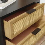 Western Rattan Nightstand - Image 5