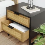 Western Rattan Nightstand - Image 4
