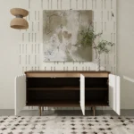 Whitehouse White Sideboard 3 Door Cabinet - Image 5