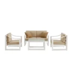 4-Piece Outdoor Sofa Conversation Set - Image 2