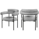 Cello Boucle Dining Chair - Image 13