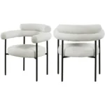 Cello Boucle Dining Chair - Image 9