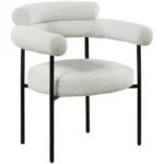 Cello Boucle Dining Chair - Image 6