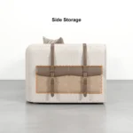 Karmel Boucle Side Storage Sofa Bed - Image 8