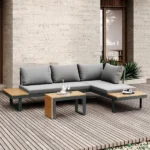 3-Piece Outdoor Sectional Sofa Set