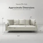 Linea 3 Seater Sofa - Image 7
