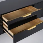 Domini Black Wood TV Stand - Image 9