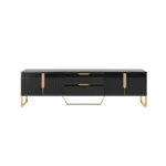 Domini Black Wood TV Stand - Image 11