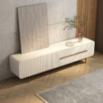 Infinity Beige Fluted TV Stand - Image 2