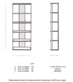 Handcrafted Black Shelving Unit - Image 5