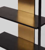 Handcrafted Black Shelving Unit - Image 2