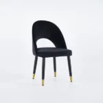 Mid-Century Velvet Side Chair - Image 2