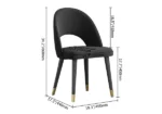 Mid-Century Velvet Side Chair - Image 4